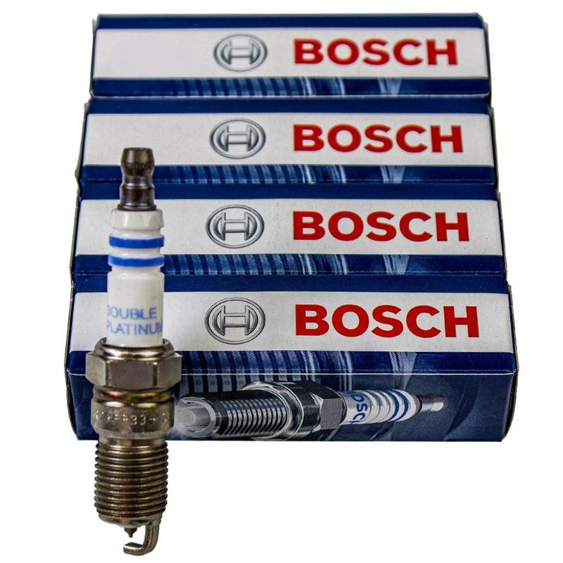 Jogo 4 velas ignicao super plus - dupla platina original bosch